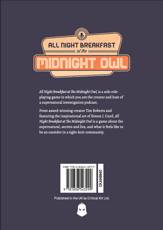 All Night Breakfast at the Midnight Owl solo TTRPG based in the Pacific North West.
