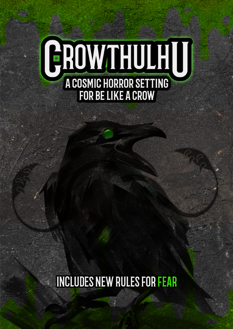 Be Like A Crow a solo rpg, journaling game, perfect for writing with prompts for creative writers.