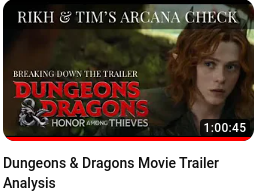 DnD movie analysis, D&D move analysis, role playing, TTRPG