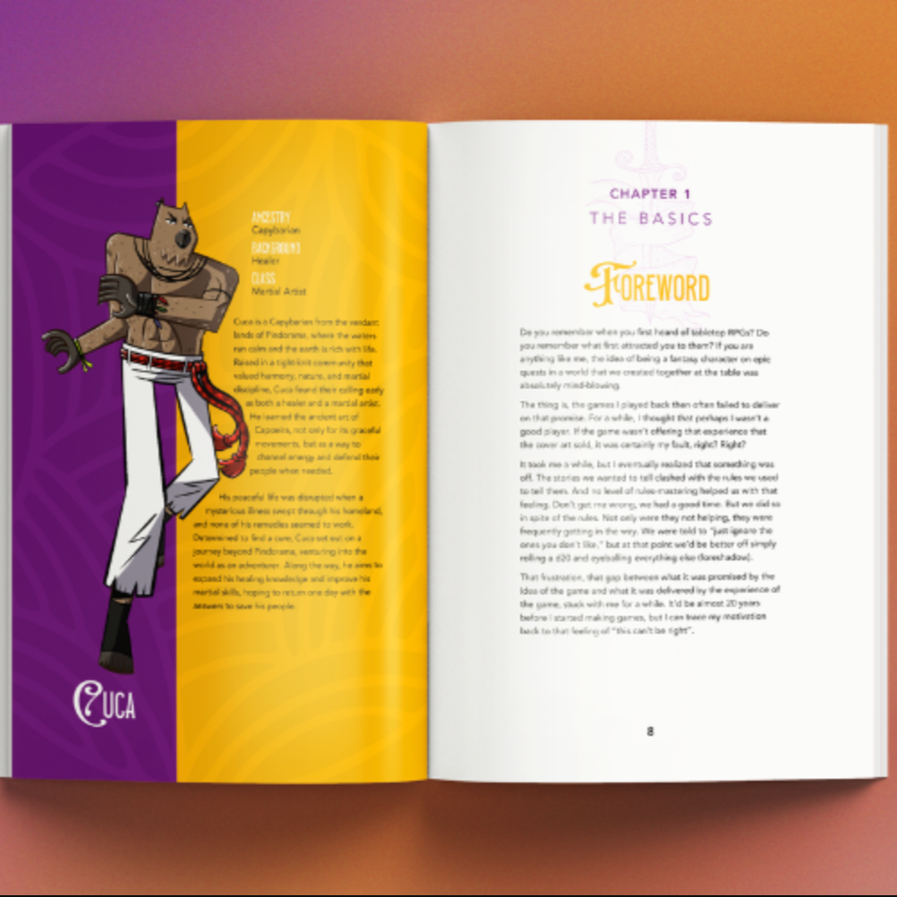 Everspark A fantasy TTRPG created by Cezar Capacle