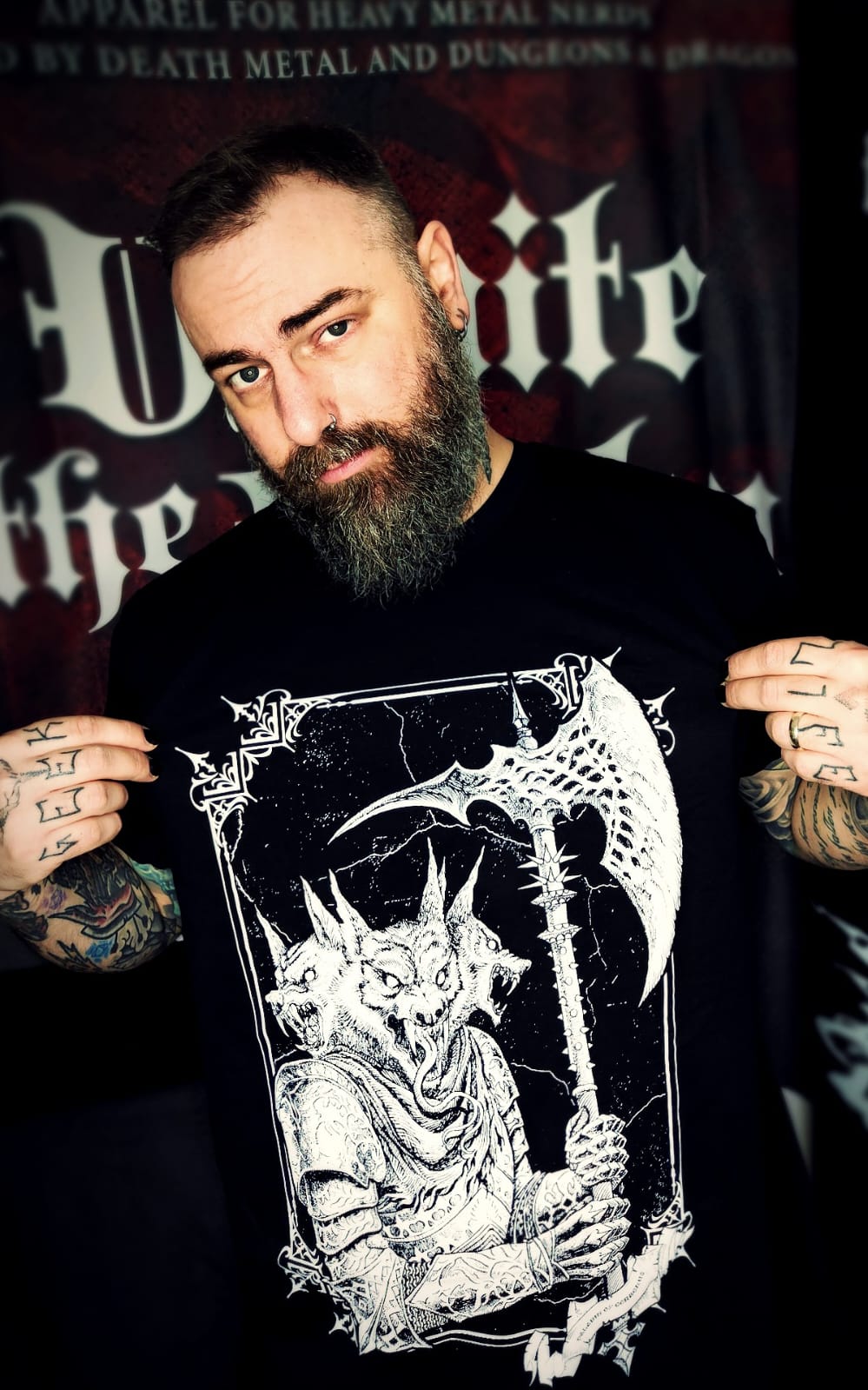 Ant UKnite the Realm Apparel, heavy metal dnd clothing.