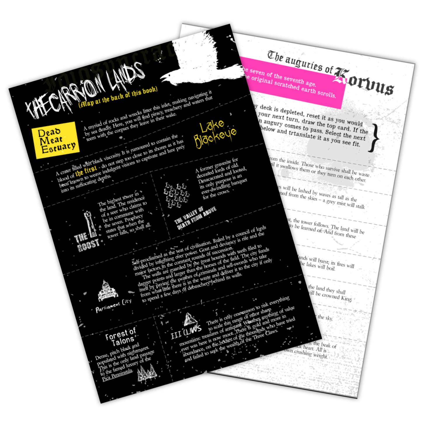 Korvus solo rpg, journalling game, morg borg solo rpg