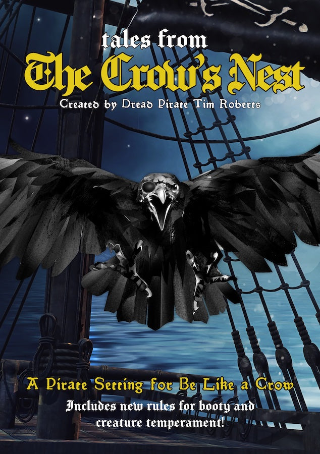 Be Like A Crow a solo rpg, journaling game, perfect for writing with prompts for creative writers.
