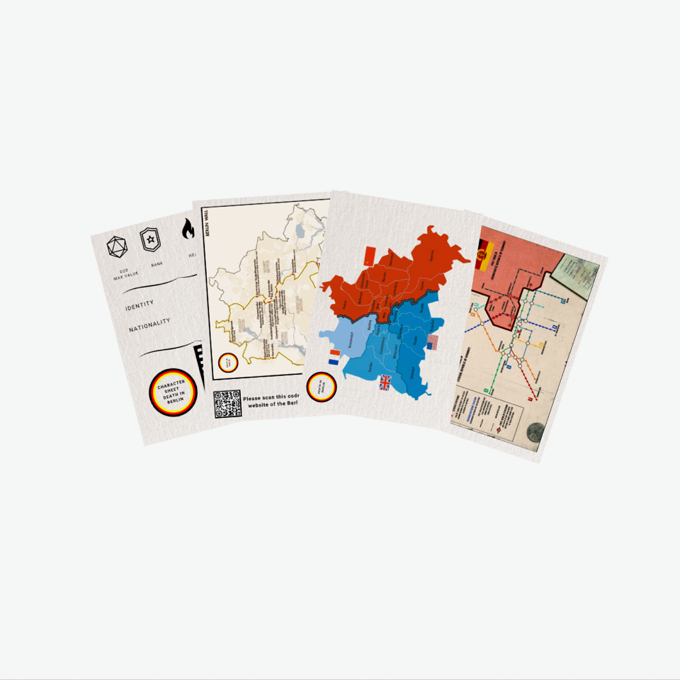 Death In Berlin is a cold war, spy solo rpg, great as a creative writing tool, writing with prompts