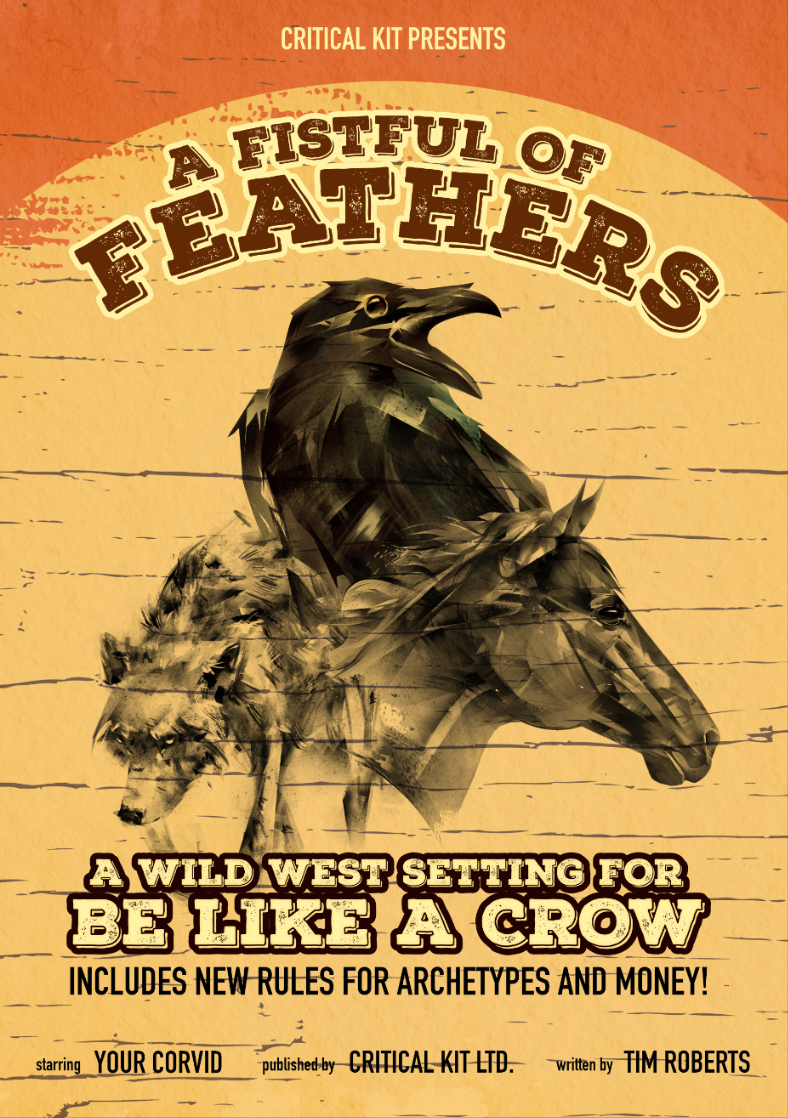 Be Like A Crow a solo rpg, journaling game, perfect for writing with prompts for creative writers.