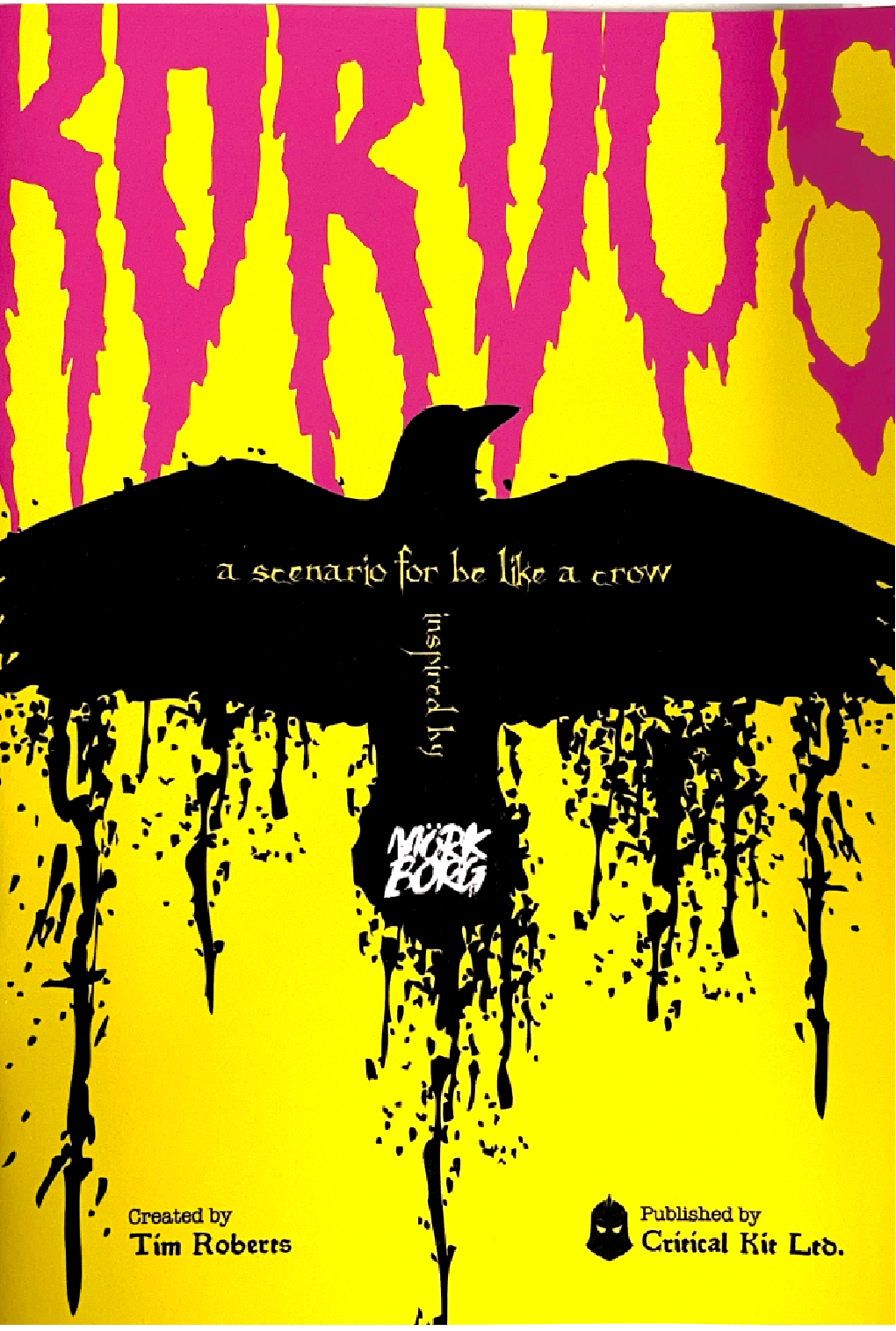 Be Like A Crow a solo rpg, journaling game, perfect for writing with prompts for creative writers. Based on Borg Morg mechanics.