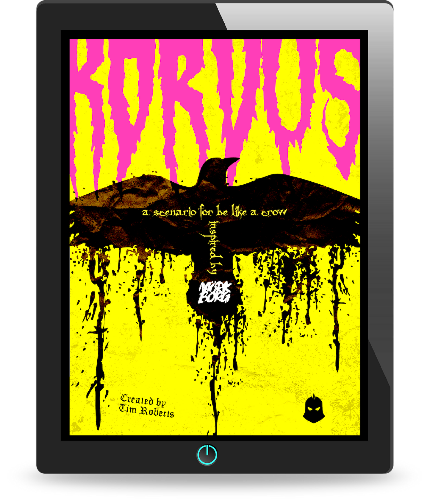 Korvus a scenario based on Morg Borg system for the award winning solo rpg Be Like A Crow.