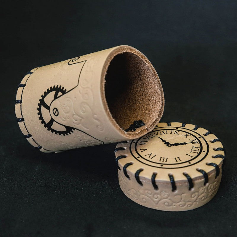 DND dice cup, steampunk dice cup for TTRPG, role playing games, dice goblin, critical critters