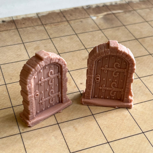 Scatter terrain - dungeon doors, TTRPG, role playing, role playing games