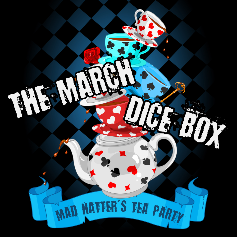 Dice subscription box, dnd dice box, TTRPG subscription box for role playing games and dice goblin collectors