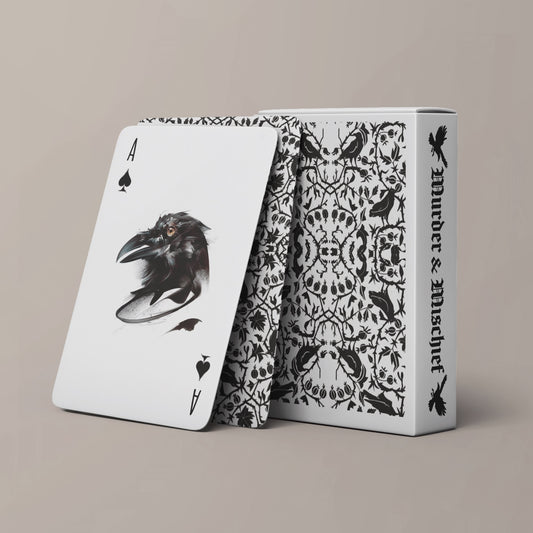 NEW! Be Like A Crow - Murder and Mischief Playing Cards
