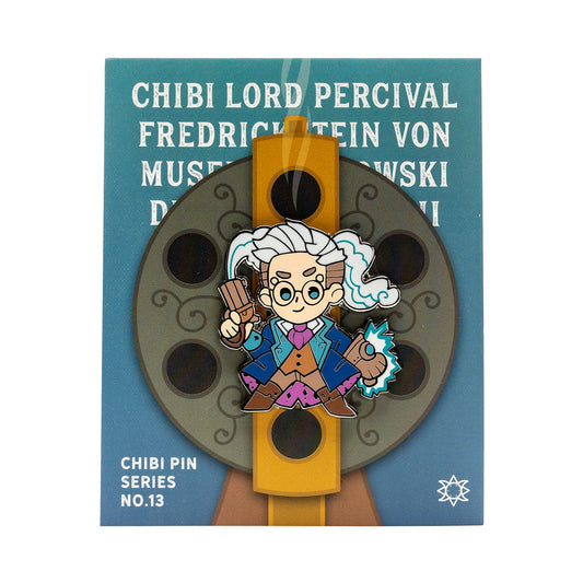Critical Role campaign 3 Hells Bells, inspired character enamel pin Lord Percival Fredrickstein Von Musel Klossowski De Rolo III