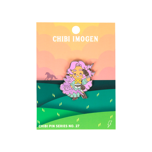 Critical Role, campaign 3 Hells Bells inspired character pin Imogen Temult