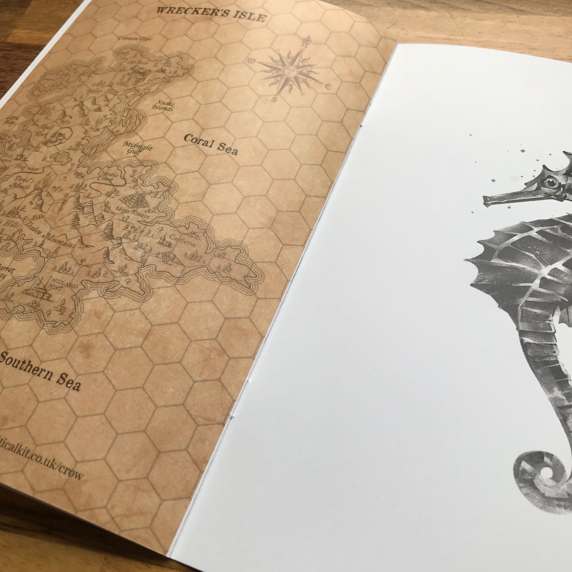Tale's from The Crow's Nest a pirate setting for Be Like A Crow, best solo rpg, creative writing tool, writing with prompts.