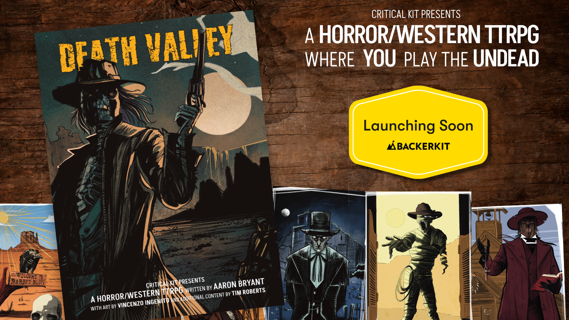 Load video: Death Valley Trailor a horror/western TTRPG