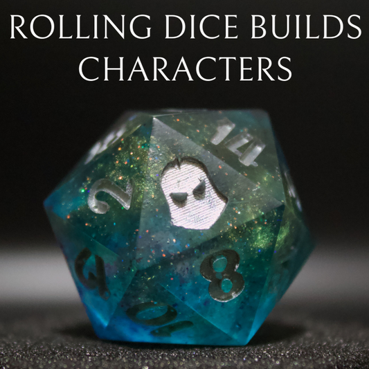 handmade d20 chonk, handmade dnd dice, handmade rpg, for dice goblin and critical critters.