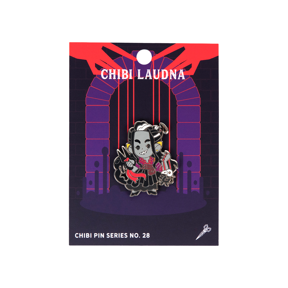 Launda enamel pin, inspired by Critical Role campaign 3, Hells Bells