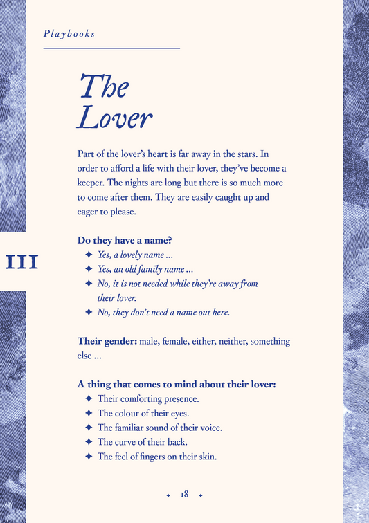 The Lighthouse at the Edge of the Universe, a cosy solo RPG