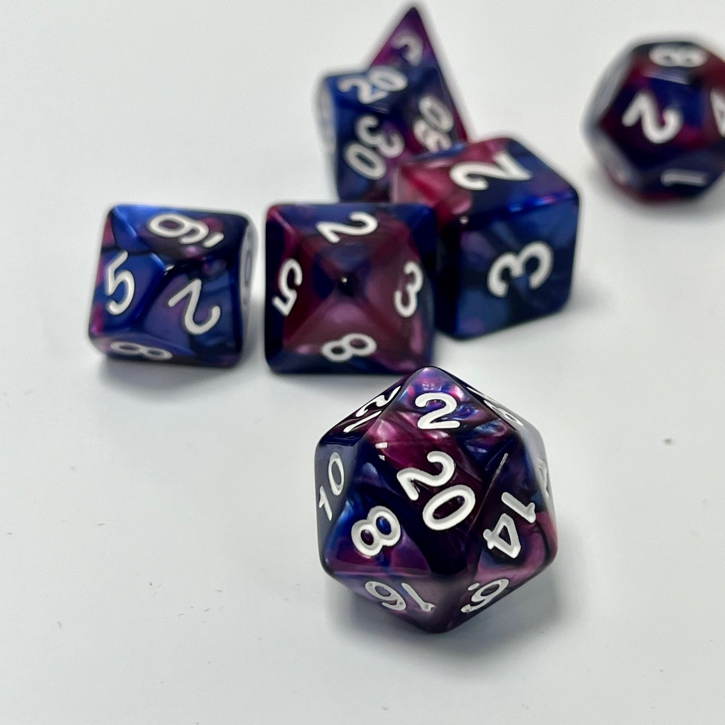 DND TTRPG dice set for role playing games, dungeons and dragons and dice goblin and dice dragon collectors