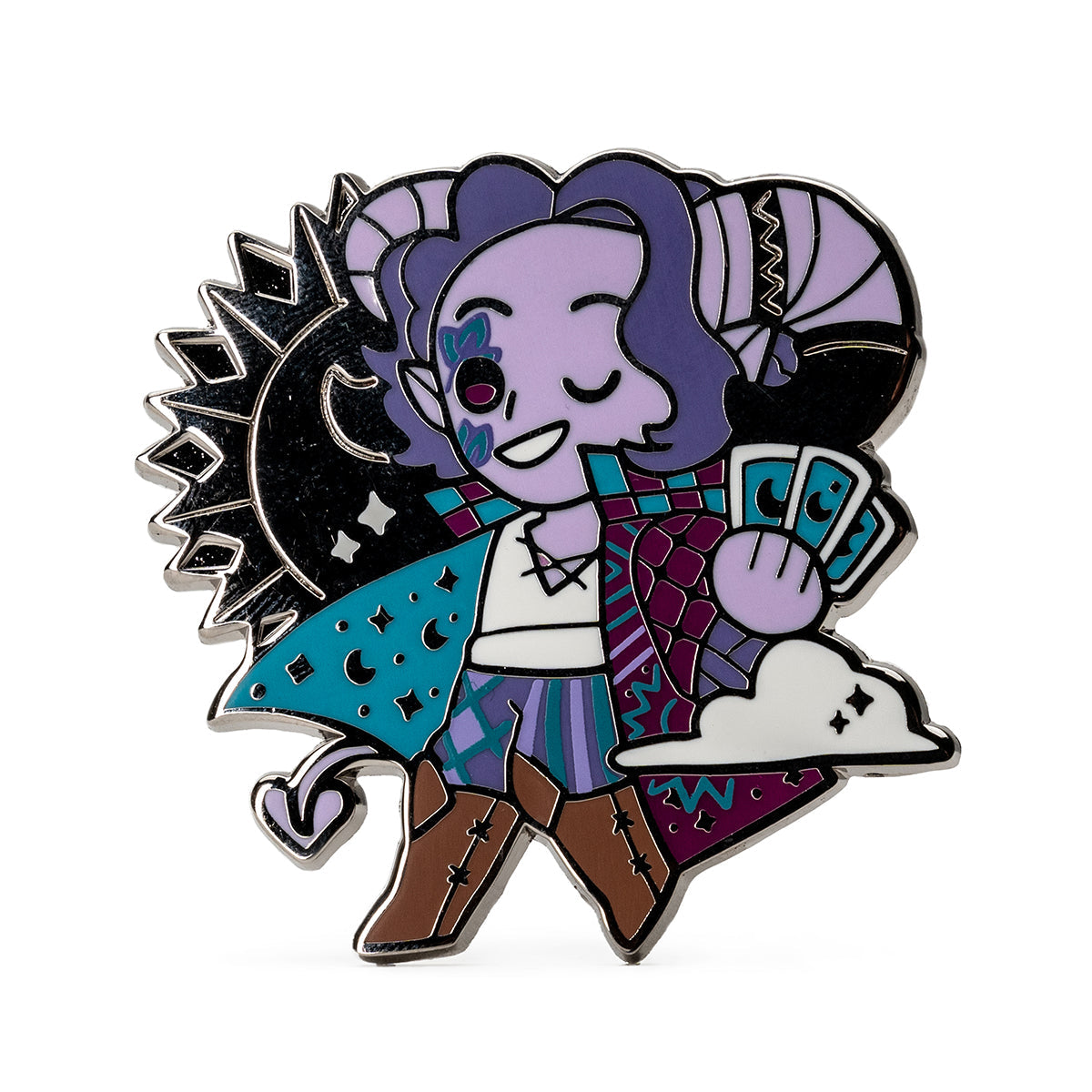 MollyMauk Tealeaf character inspired enamel pin from Critical Role campaign 3 Mighty Nein