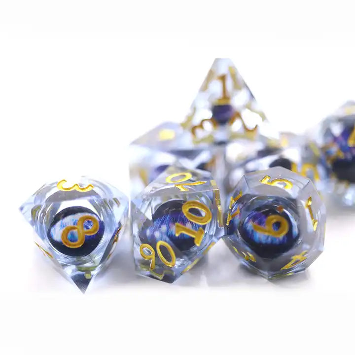 dragon dnd dice set, TTRPG dice for role playing games, dice goblin and dice dragon collectors