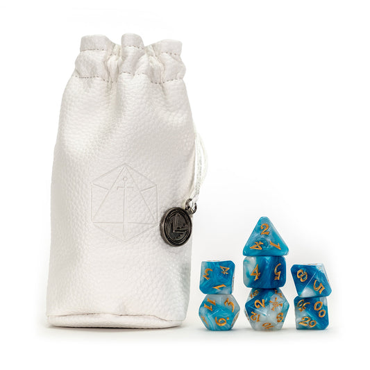 Critical Role character inspired dice set and dice bag based on Vexahlia, campaign one Vox Machina