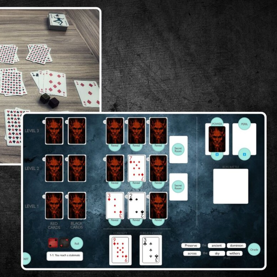 Wraithound solo up to three players TTRPG created by Brazilian games creator Cezar Capacle.