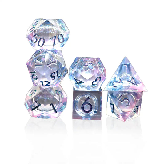 I love to boogie dnd dice set, dice goblin, dice shop online, liquid core dnd dice, sharp edge dice
