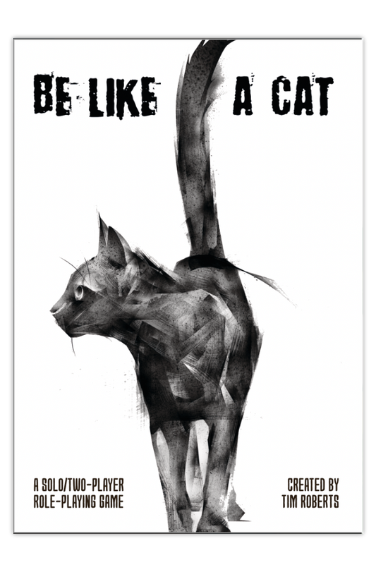 Be Like a Cat, solo-RPG, Rulebook (Physical Copy)