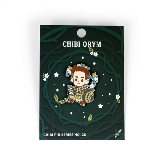 Enamel pin Critical Role, campaign 3 Bells Hell, Orym played by Liam O'Brien