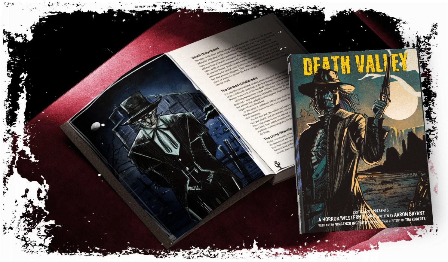 Cargar video: Death Valley Trailor a horror/western TTRPG