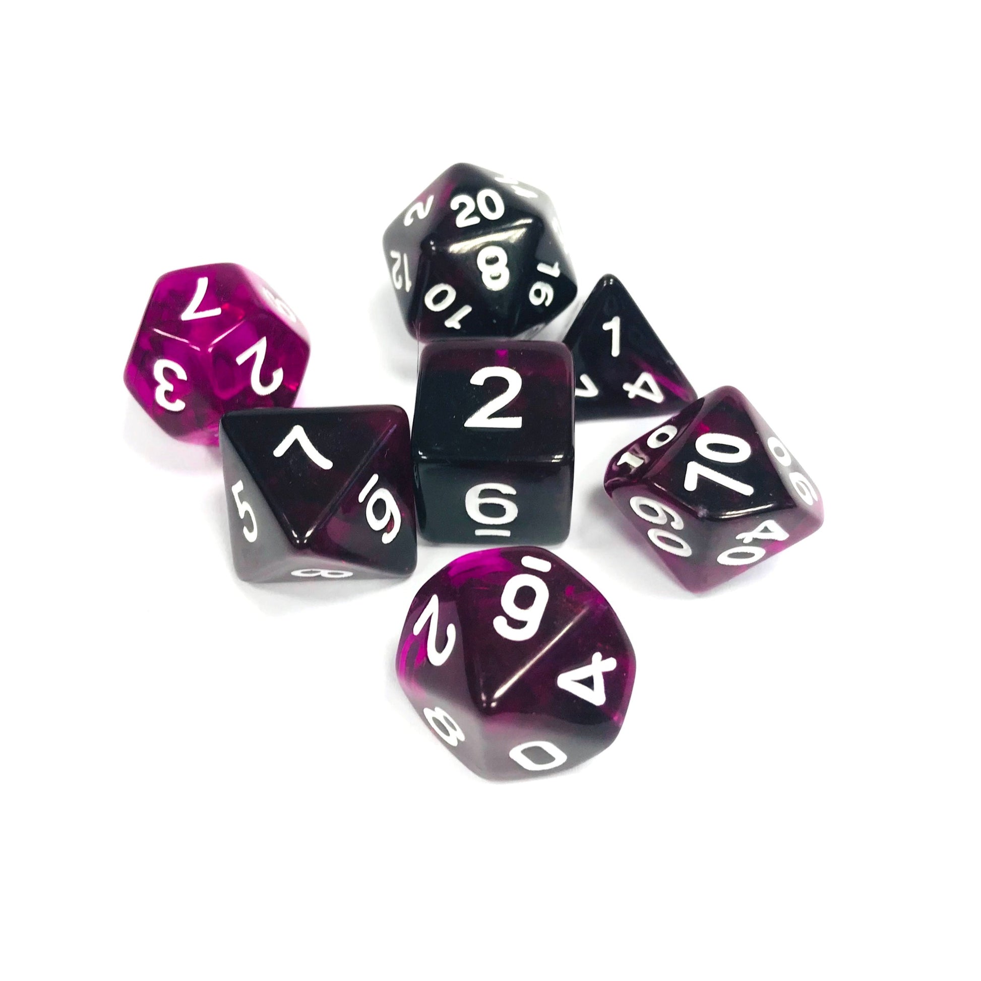 dnd dice set for role playing games, RPG, critical critters, dice goblin and dice dragon collectors