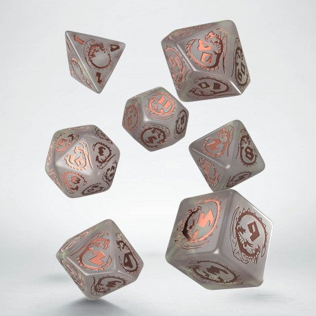 Dragons RPG dice set, for role playing games, TTRPG, DND dice set for dice goblins and critical critters