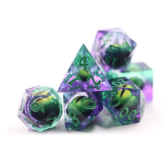 toothless dnd dice set for TTRPG, role playing games and dice goblin, dice dragon collectors