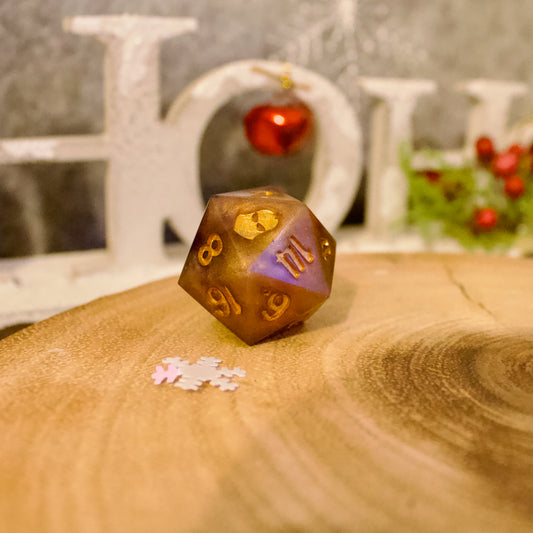 Handmade D20, handmade dnd dice sets, handmade RPG d20, rpg dice sets for critical critters and dice goblin collectors