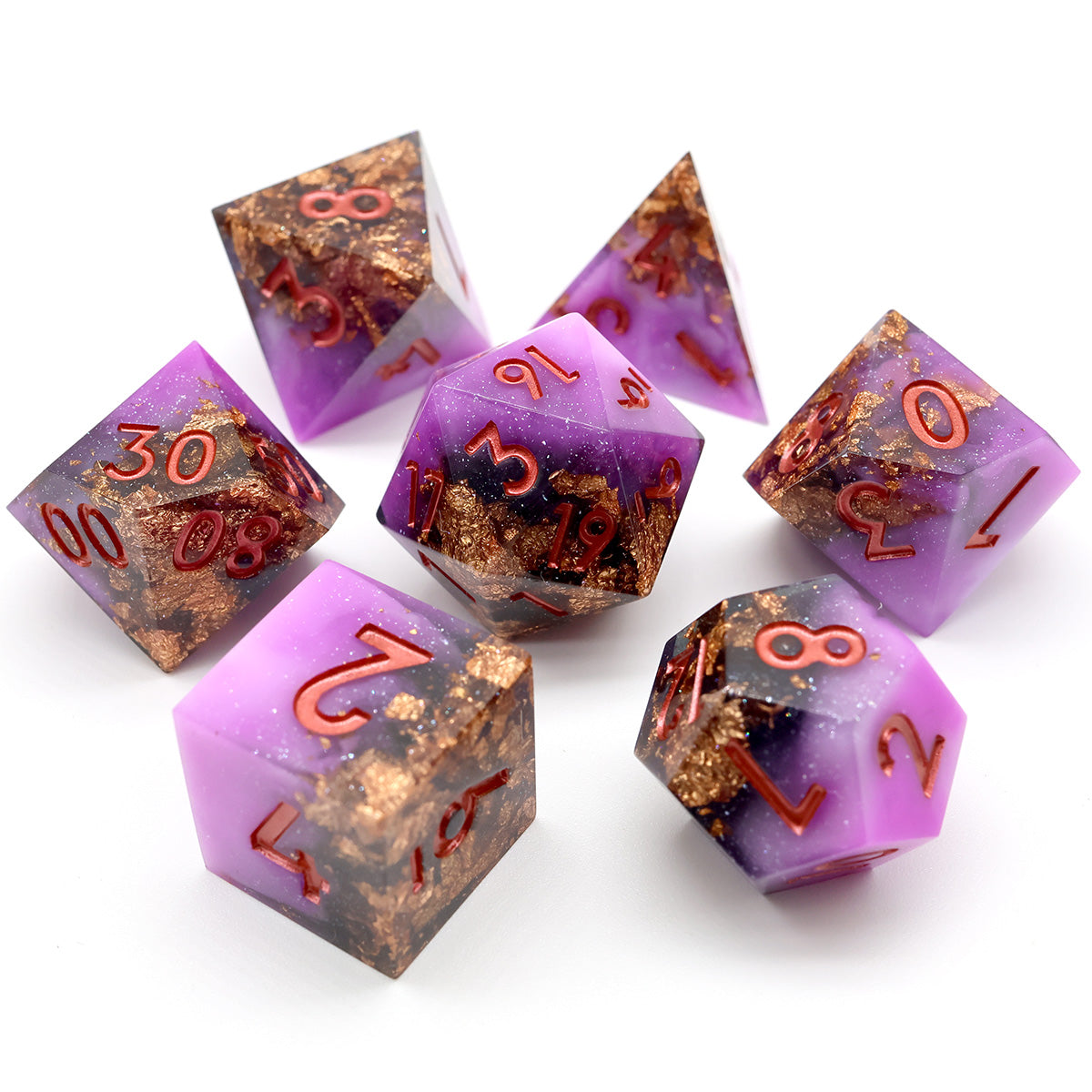 sharp edge dnd TTRPG dice sets for role playing games and dice goblin collectors