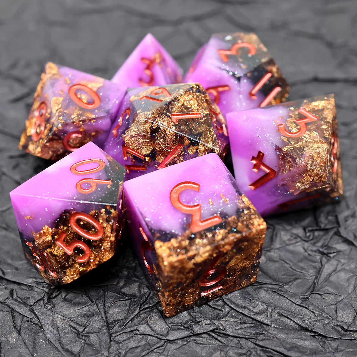 sharp edge dnd TTRPG dice sets for role playing games and dice goblin collectors