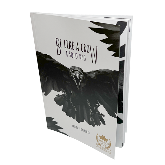 Be Like a Crow, solo-RPG, Rulebook (Physical Copy)