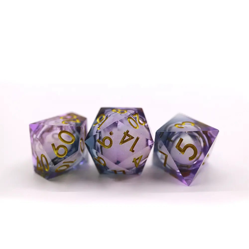 Surf Rider Liquid core DnD dice set, dice goblin, dice shop online, TTRPG, role playing, role playing games