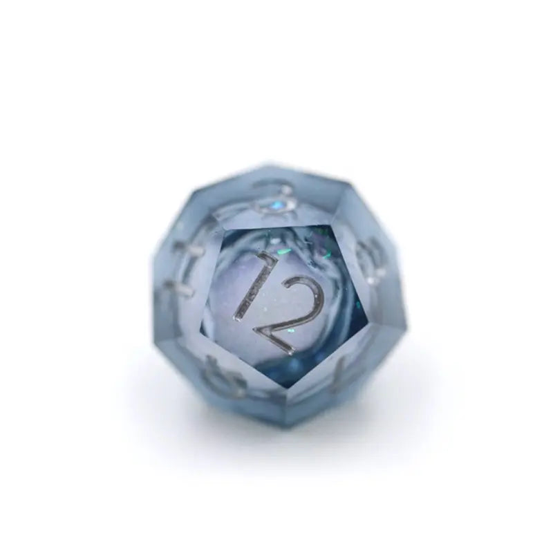 The Globe liquid core dnd dice set, dice shop online, dice goblin