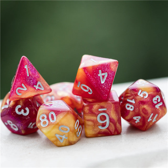 Essentials DND dice sets for TTRPG role playing games, dice goblin collectors, click clacks, math rocks