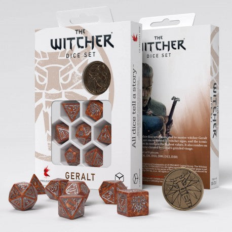 Witcher Dice Set - Geralt The Monster Slayer, uk dice store