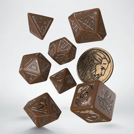 Witcher DND dice set, D&D dice set, Geralt Roach’s companion, uk dice store, math rocks, polyhedral dice