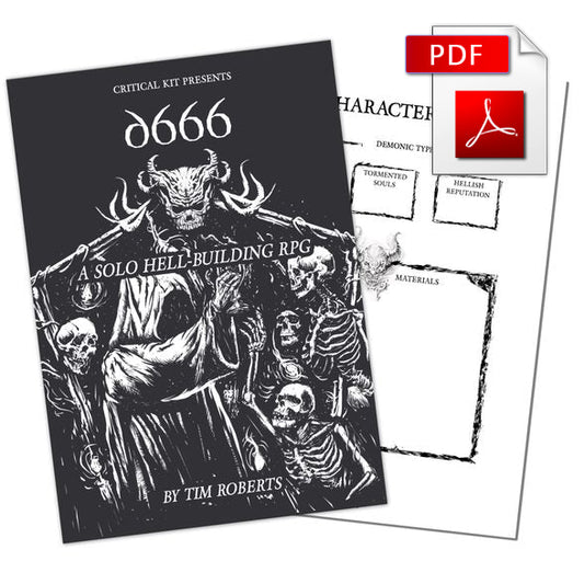 D666 solo TTRPG, solo journaling game, role playing, role playing games