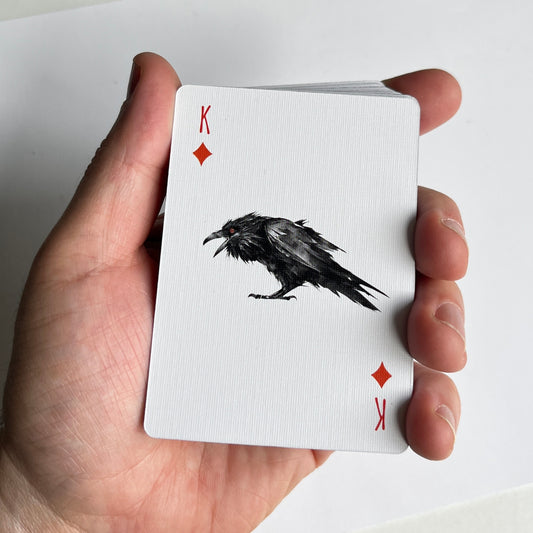 Be Like A Crow premium playing cards by Tim Roberts, Critical Kit