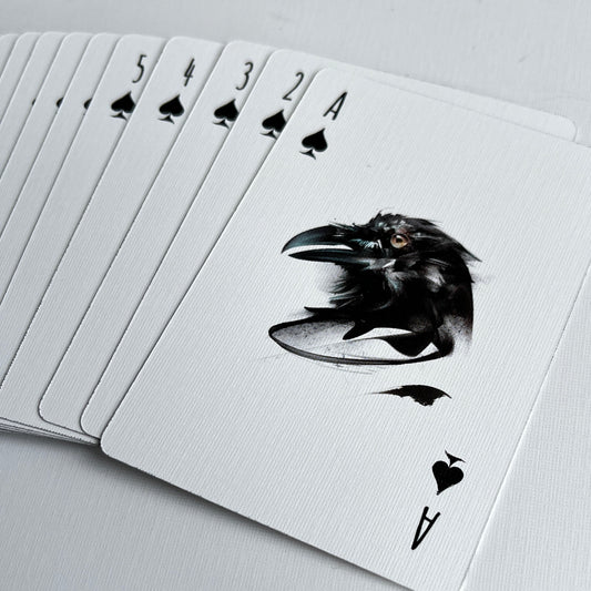 Be Like A Crow premium playing cards by Tim Roberts, Critical Kit