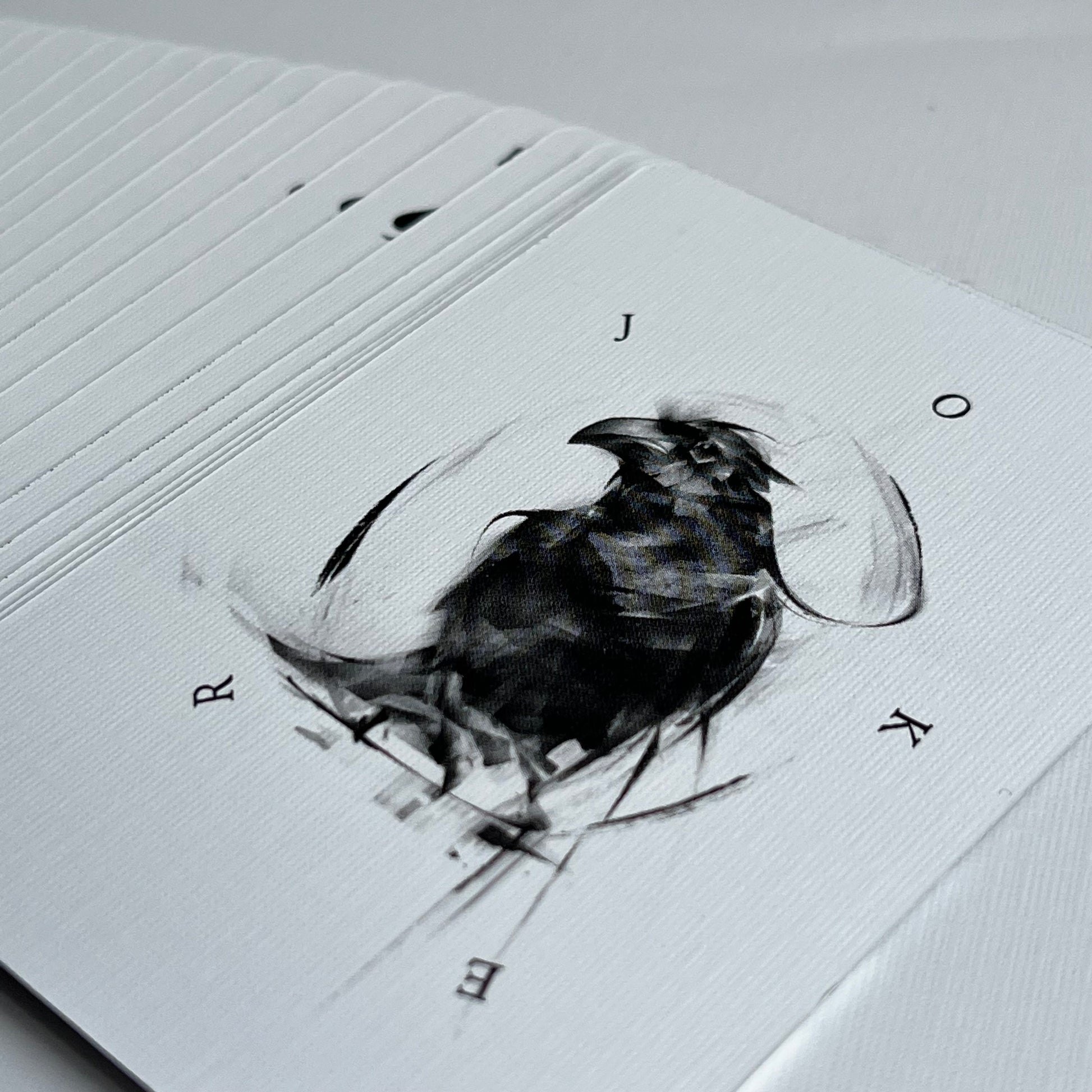 Be Like A Crow premium playing cards by Tim Roberts, Critical Kit