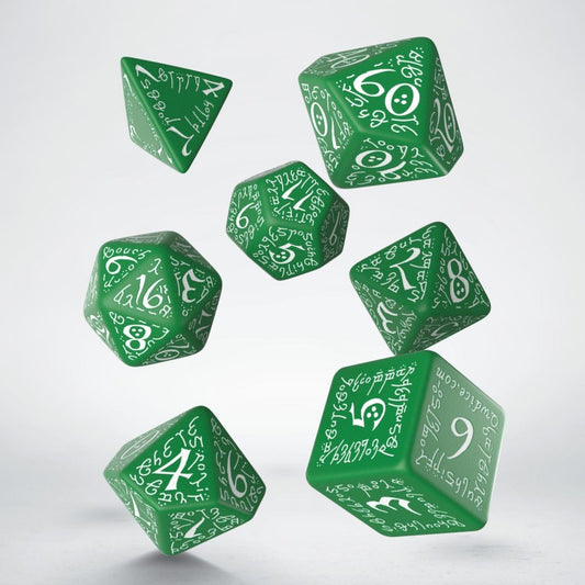 Elvish dnd dice set for role playing games, Dungeons and Dragons, DND and dice goblin and critical critters