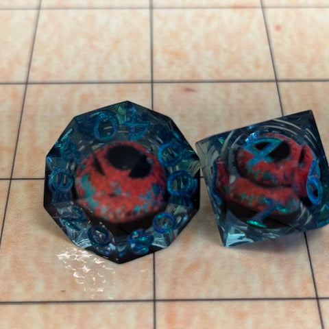 Cosmic moving eye DND, TTRPG dnd d20 chonk for role playing games , dice goblins and dragon collectors - dnd dice uk