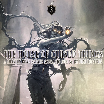House of Cursed Things TTRPG one shot adventure, role playing game